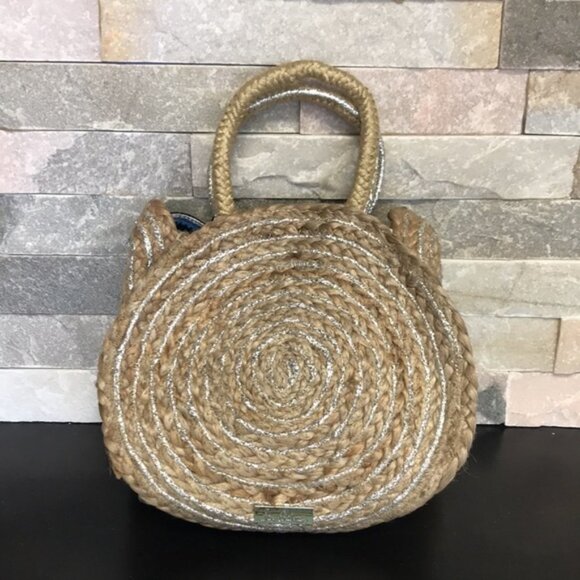 Sam Edelman Emilia Women's Round Jute Tote - Picture 8 of 11